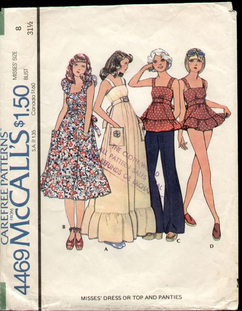 Magazine Poses, Summer Sewing Patterns, Evening Dress Patterns, Dress With Floral Print, Teen Dress, Seventies Fashion, Couture Mode, Mini Sundress, Midi Ruffle Dress