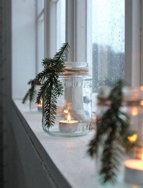 Jul Diy, Pretty Candle, Winter Decorations Diy, Candle Displays, Halloween Cupcakes, Winter Diy, Noel Christmas, Decoration Christmas, Christmas Deco