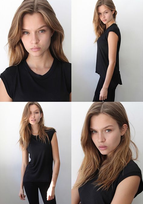 Josephine Skriver - New Polaroids 2015 @The Society. Model Portfolio Examples, Pose Mannequin, Pauline Hoarau, Model Comp Card, Model Polaroids, Modelling Portfolio, Model Headshots, Model Casting, Mode Tips