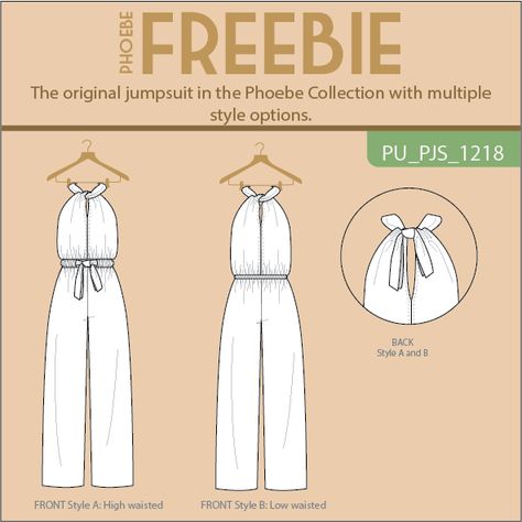 FREE! Phoebe Freebie - PDF Pattern - Products - SWAK Embroidery Jumpsuit Pattern Sewing, Tencel Denim, Romper Pattern, Home Sewing, Get Even, Jumpsuit Pattern, Envelope Design, Womens Sewing Patterns, Sewing Blogs