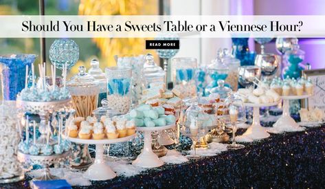 Winter Wonderland Reception, Dessert Table Wedding, Sweets Table Wedding, Mini Wedding Cakes, Inside Weddings, Dessert Station, Sweets Table, Wedding Sweets, Wedding Inside