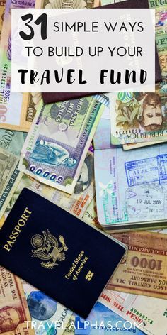 If you're looking for some amazing tips on how to save money to travel the world, then you've come to the right place. Here are 31 easy ways you can budget, save money, and build up your travel fund. These 31 money-saving tips and ideas will help you cut back on unnecessary expenses, find ways to make more money, and figure out how you can save more money -- all so that you can book your plane ticket and see the world! Happy saving! Travel Fund, Plane Ticket, Couple Travel, Budget Travel Destinations, Travel Savings, Backpacking Europe, San Gabriel, Budget Travel Tips, How To Save Money