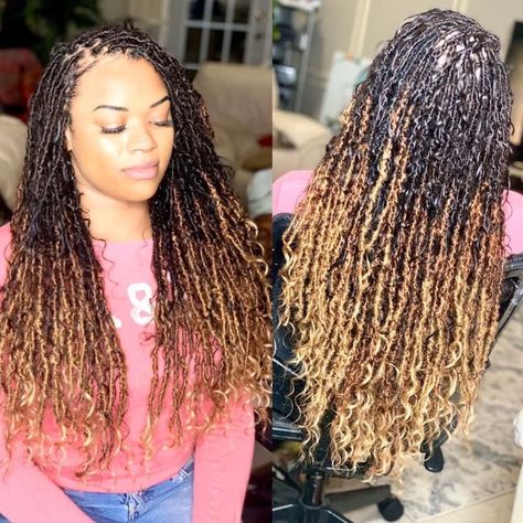 Distressed Locs Styles, Natural Faux Locs, Distressed Locs, Faux Locs Styles, Megan Good, Protective Style Braids, Braided Dreadlocks, Locs Styles, Soft Locs