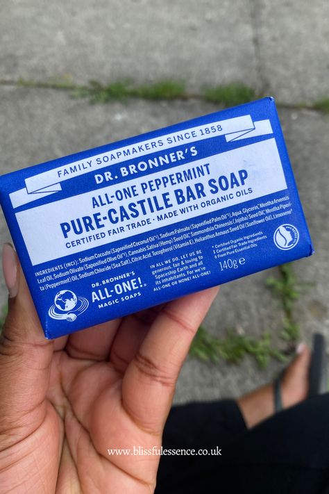 Want to add some pep to your shower routine? Check out our review of Dr. Bronner's Peppermint Pure Castile Bar Soap. Its refreshingly minty aroma and organic ingredients will leave you feeling rejuvenated. Achieve clean healthy skin with this affordable bar. Benefits Of Dry Brushing, Dr Bronners, Peppermint Soap, Peppermint Scent, Bath Recipes, Castile Soap, Body Care Routine, Shower Routine, Hemp Seed Oil