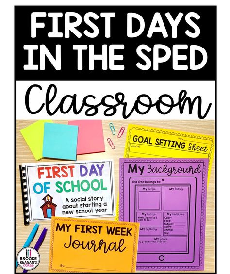 Special Education Assessments, Iep Goal Tracking, Behavior Expectations, Teacher First Day Of School, Elementary Special Education Classroom, Special Ed Classroom, First Week Activities, Routines And Procedures, Kindergarten Special Education