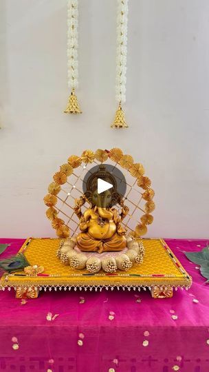 37 comments | #ganpatidecoration #ganpatidecorationideas #nupurrahar #trendingreels #diy #diypandal #ganeshutsav #ganeshfestival #indianfestival #diyprojects #ganpatibappa #ganpatidecorations #diwalidecoration #ganpatidecorationathome #ganpatibackdrop #backdrop #ganpatibackdrops #morya #ganeshchaturthi2024 #festivedecor #diwalidecor #diwalidecorationideas #indianfestivalseason #decorideas #ganeshchaturti #bappavideo #explorepage 
( Ganpati decoration , Ganpati backdrop , Ganpati Puja , Ganpati decoration at home, Bappa decor) | Nupur Rahar | Harshiv Kotecha · Jai Ganesh Jai Ganesh Deva-Kids Special Ganpati Backdrop, Decoration Ganpati, Jai Ganesh, Ganpati Decoration At Home, Ganesh Utsav, Decoration For Ganpati, Ganpati Decoration, Ganpati Bappa, Diwali Decorations