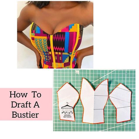 Make A Corset, Corset Tutorial, Bustier Pattern, Advanced Fashion, Corset Sewing, Wedding Dress Sewing Patterns, Pattern Drafting Tutorials, Creative Outfits, Corset Sewing Pattern