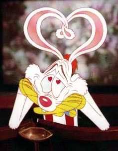 Roger rabbit Gifs. Roger Rabbit Aesthetic, Roger Rabbit Drawing, Roger Rabbit Tattoo, Cartoon Poses, Jessica Rabbit Cartoon, Jessica And Roger Rabbit, Disney Canvas Paintings, Disney Gifs, Rabbit Artwork