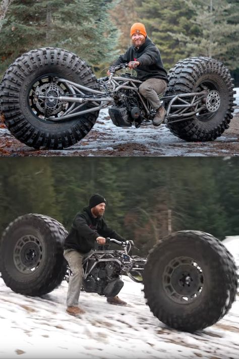 Custom Motorcycle Wheels, Monster Motorcycle, Monster Bike, Custom Dirt Bike, Custom Moped, Custom Trikes, Cool Dirt Bikes, Custom Street Bikes, Fat Tire Bikes