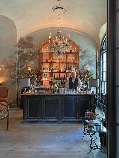 Inspiration, Found, in NYC | Less Than Perfect Life of Bliss | home, diy, travel, parties, family, faith Parisian Home Bar, French Home Bar, French Bar Design, Home Bar Inspiration, Bar Interior Design Vintage, Bar At Party, Bar Under Staircase, Bar Inspiration Home, Bar In House