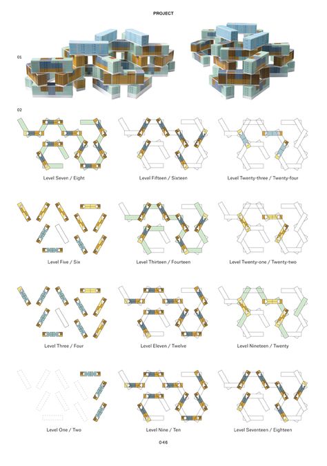 Hexagon Architecture, Interlace Singapore, Module Architecture, Sp Studio, Residential Architecture Apartment, Container Architecture, Architecture Concept Drawings, Apartment Architecture, Cultural Architecture