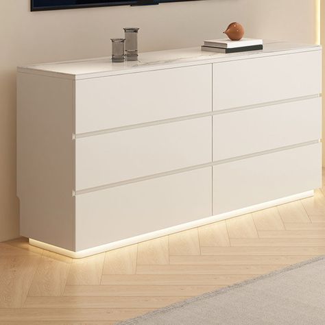 What is Included Style: Modern Product Type: Double Dresser Color: White Coffee Material: Stone Handle/Accent Material: No Handles Knobs or Accents Wood Type: Manufactured Wood Wood Tone: White Wood Orientation: Horizontal Size: 31"L x 14"W x 28"H 39"L x 14"W x 28"H 47"L x 14"W x 28"H 59"L x 14"W x 28"H Length: Narrow (Under 38 in.) Standard (38 - 58 in.) Wide (Over 58 in.) Height: Low (Under 36 in.) Purposeful Distressing Type: No Distressing Weights & Dimensions Overall Length - Side to Side: 31.5" (80 cm) 39" (100 cm) 47" (120 cm) 59" (150 cm) Overall Width - Front to Back: 14" (35 cm) Overall Height - Top to Bottom: 27.5" (70 cm) Features Feature: Soft-Close Drawers Cable Management: No Shelves Included: Shelves Not Included Drawers Included: Drawers Included Number of Drawers: 6 S Comfortable Bedroom Decor, Contemporary Storage, Chest Dresser, Double Dresser, Soft Close Drawers, White Coffee, Wood Wood, White Wood, Large Furniture