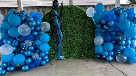 #avatar #balloons #boysbirthdayparty Avatar Party Backdrop, Avatar Movie Birthday Party Ideas, Avatar Decorations, Avatar Birthday Party Ideas, Avatar Birthday Party, Avatar Birthday, Avatar Party, Avatar Theme, Avatar Babies