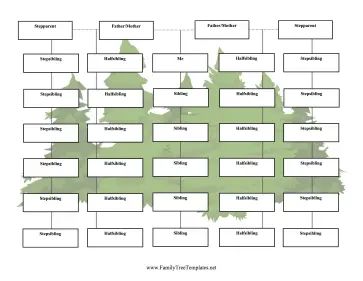 Spanish Family Tree, Family Tree For Kids, Trees For Kids, Blended Families, Family Tree Chart, Kids Formal, Family Tree Template, Tree Templates, Step Parenting