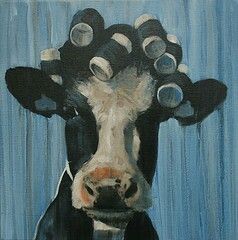 Kunst Collages, Kunst Inspo, Regnul Animal, Arte Peculiar, 강아지 그림, Cow Painting, Cow Art, Arte Inspo, A Cow