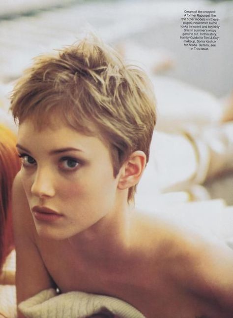 Pixie Haircut Reference, Winona Ryder Pixie, Woman Buzzcut, Winona Ryder Short Hair, Short Blonde Pixie, Haircut Images, Fresh Cuts, Growing Hair, Messy Pixie