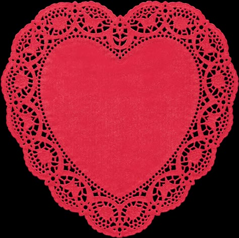 Heart Doilies, My Funny Valentine, Paper Heart, Vintage Heart, Vintage Valentines, Red Aesthetic, Digital Collage, Hobby Lobby, White Paper