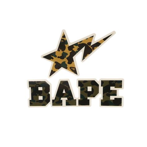 Bape Logo Design, Bathing Ape Wallpapers, Bape Star Logo, Stencil Drawings, A Bathing Ape Logo, Bape Art, Bape Logo, Bape Star, Emo Shirts