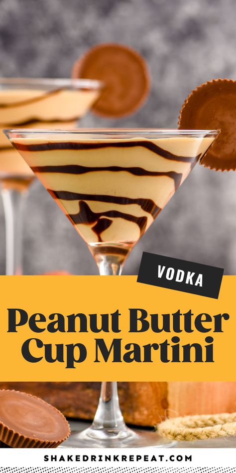 Peanut Butter Cup Martini Screwball, Chocolate Peanut Butter Martini Recipe, Peanut Butter Skrewball Recipes, Peanut Butter And Jelly Martini, Peanut Butter Vodka Drinks, Reese’s Martini, Peanut Butter Cocktail Recipe, Peanut Butter Liquor Drinks, Peanut Butter Liquor Recipes