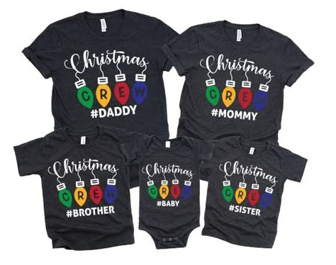 Shirts For Christmas, Christmas Vacation Pajamas Family, T Shirt Design Christmas Family, Christmas T Shirt Prints, Christmas Pjs Shirt Ideas, Group Christmas Shirt Ideas, Family Christmas Pajama Tshirts, Custom Christmas Pajamas, Family Christmas Pajamas 2023