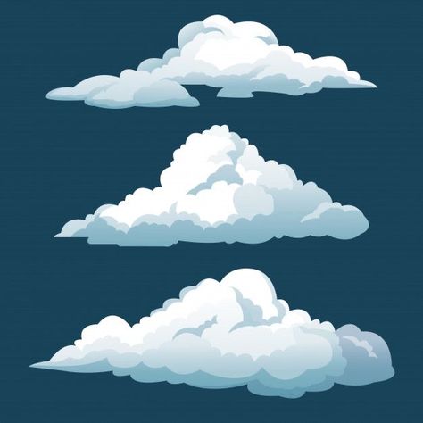 Night Clouds Drawing, Clouds Illustration, Rock Background, Cloud Illustration, Cartoon Clouds, Pixel Art Tutorial, Cloud Vector, Pixel Art Templates, Paint Brush Art