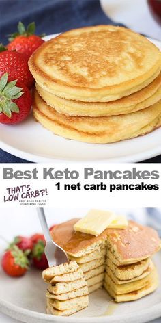 Keto Pancakes Almond Flour, Pancakes Almond Flour, Pancakes Low Carb, Recipes Pancakes, Best Keto Pancakes, Morning Pancakes, Keto Breakfasts, Comidas Keto, Low Carb Pancakes