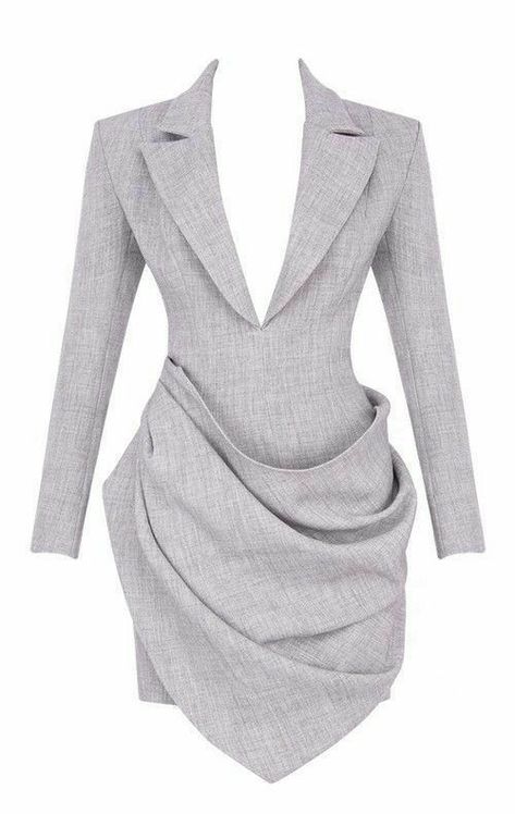 Woman Suit Fashion, Classy Dress Outfits, Moda Vintage, Baby Outfits, Fashion Design Clothes, Suit Fashion, Looks Style, Classy Dress, Blazer Dress