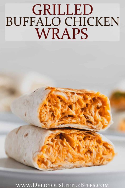 Buffalo Chicken Wrap With Rotisserie Chicken, Buffalo Chicken Filling, Buffalo Chicken Wraps Low Calorie, Best Buffalo Chicken Wraps, Canned Chicken Buffalo Wrap, Pulled Chicken Lunch Ideas, Healthy Recipes Wraps, Rotisserie Chicken Buffalo Wraps, Buffalo Chicken Fajitas