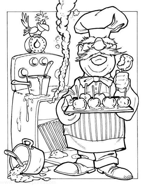 Muppet Coloring Pages, 90s Coloring Pages, Retro Coloring Pages, Muppets Coloring Pages, Fraggle Rock Coloring Pages, Muppets Cross Stitch Patterns, 80s Cartoon Coloring Pages, The Muppets Illustration, Drawing Pics