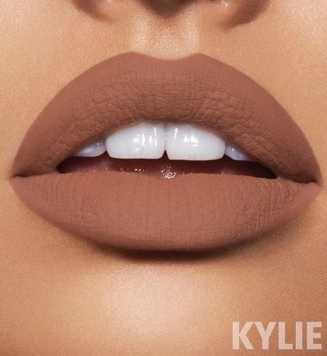 Hazel Brown Nude Lipstick, Brown Matte Lipstick, Light Pink Lip Gloss, Brown Lipstick, Kylie Cosmetic, Lip Swatches, Best Lipsticks, Hair Creations, Nude Lipstick