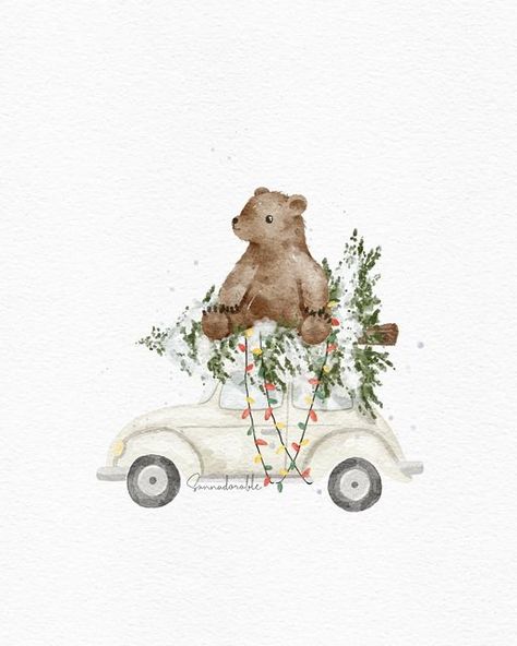 Navidad Christmas, The Wallpaper, Christmas Mood, The Bear, The Christmas, Illustrator, Illustrations, Christmas, Instagram