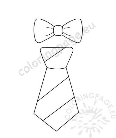 Bow tie and Necktie template Tie Pattern Free, Bow Tie Template, Daycare Ideas, Tie Pattern, Printable Templates, Page Design, Necktie, Coloring Page, New Friends