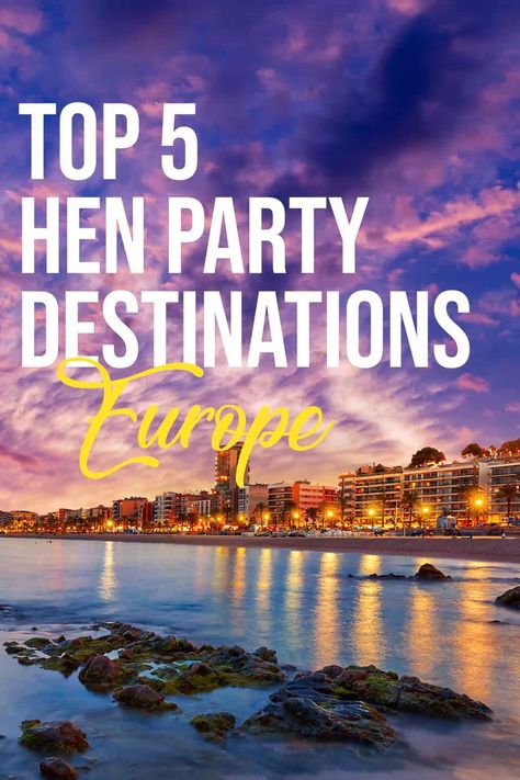 Hen Do Destinations Europe, Hen Party Destinations, Bachelorette Locations, City Trips Europe, Bachelorette Party Locations, Visit Chile, Bachelorette Party Destinations, Backpacking Europe Packing List, Travelling Europe