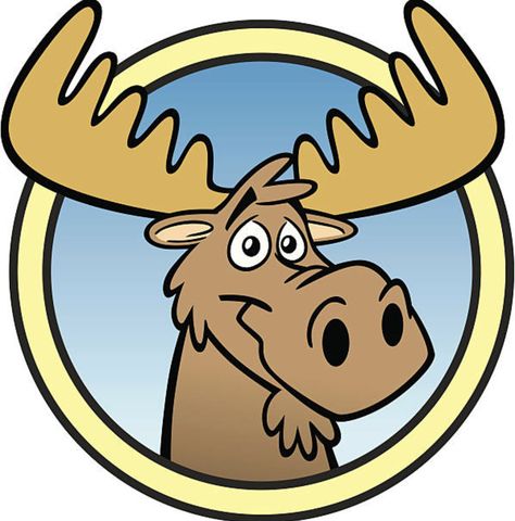 Moose Logo Design, Drums Cartoon, Moose Cartoon, Woodland Mural, Moose Tattoo, Moose Crafts, Drop Spindles, Moose Pictures, Funny Moose