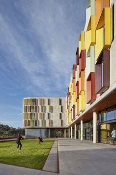 Monash University Student Housing | Jackson Clements Burrows Student Hostel, University Housing, School Building Design, University Architecture, Monash University, Architecture Concept Diagram, Student House, Student Accommodation, Architecture Concept Drawings