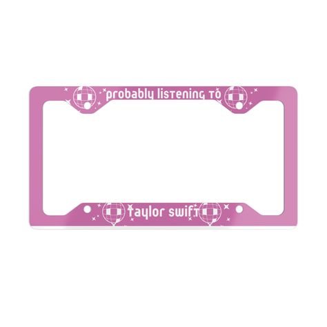 Metal License Plate Frame | License Plate Frame | Taylor Swift License Plate Frame | Car Accessories | Taylor Swift Car Accessories Taylor Swift License Plate Frame, Taylor Swift License Plate, Taylor Swift Car Accessories, Taylor Swift Car, Swift Car, Car Food, Cars Accessories, Car Plates, License Plate Covers