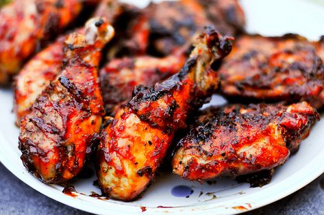 Barbecue Chicken Recipe | This juicy chicken has all of the sticky-sweet flavors of the sauce, minus the burnt nastiness that I see way too often on barbecue chicken.	  #grilling #grillingrecipes #seriouseats #recipes Apricot Chicken Recipes, How To Make Bbq, Barbecue Chicken Recipe, Apricot Chicken, Bbq Chicken Recipes, Barbecue Chicken, Serious Eats, Bbq Chicken, Grilling Recipes