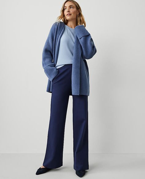 Petite Pants For Women, Ann Taylor Outfit, Straight Leg Pant, Capsule Outfits, Work Style, Petite Pants, Work Fashion, Straight Leg Pants, Fall Fashion