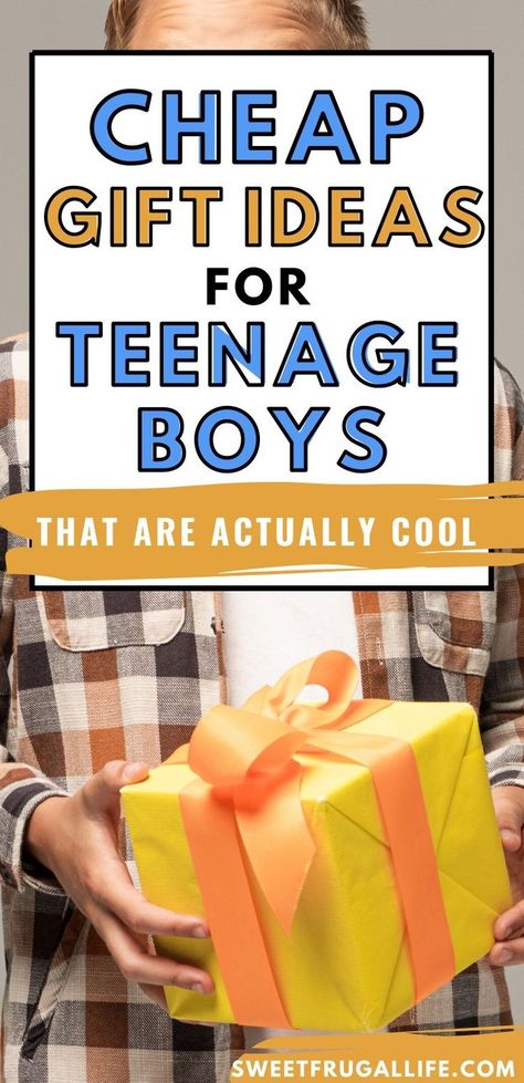 Gifts For Teenage Guys, Gift Ideas For Teen Boys, Cheap Birthday Gifts, Family Projects, Cool Gifts For Teens, Teenage Guys, Budget Friendly Gift, Autumn Recipes, Gifts For Teen Boys