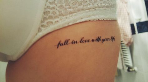 Fall in Love with Yourself small tattoo quote Fall In Love With Yourself First Tattoo, Tattoo Quote, Fall In Love With Yourself, Small Quote Tattoos, Tattoo Script, Small Tattoo, First Tattoo, Tattoo Idea, Life Tattoos