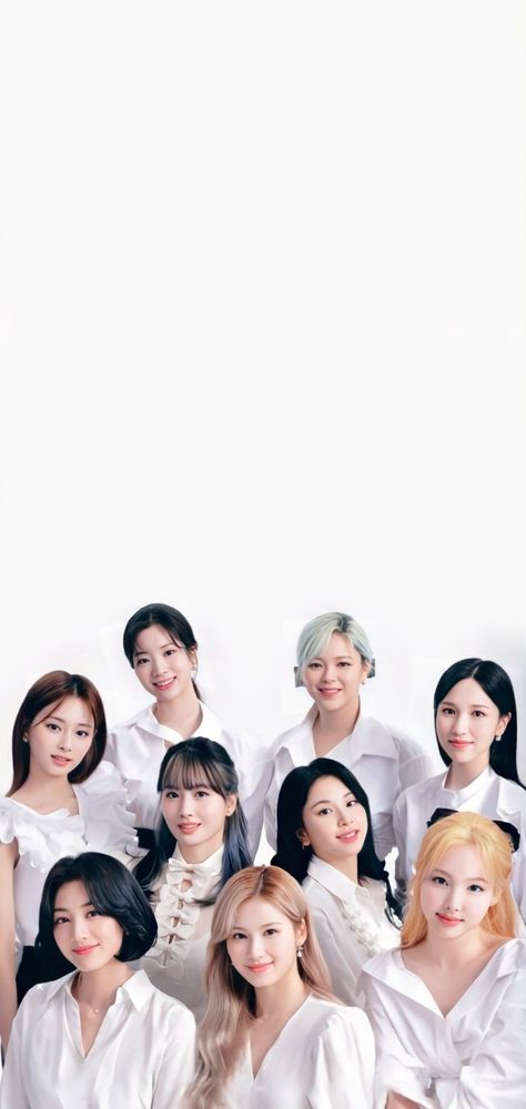 TWICE WALLPAPER White Twice Wallpaper, Twice Group Photo Wallpaper, Twice Hd Wallpaper, Wallpaper For Android Phone, Twice Momo Wallpaper, Extended Wallpaper, Kpop Backgrounds, Twice Group, Twice Wallpaper