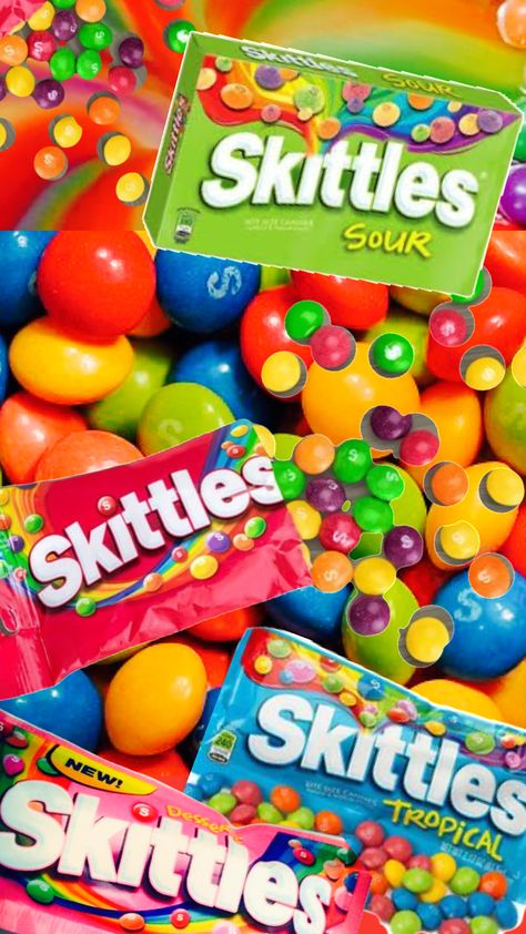 #skittles #candy #candyaesthetic Skittles Aesthetic Wallpaper, Skittles Wallpaper, Candy Wallpapers, Skittles Candy, Funnel Cakes, Funnel Cake, Unique Acrylic Nails, Favorite Candy, Aesthetic Summer