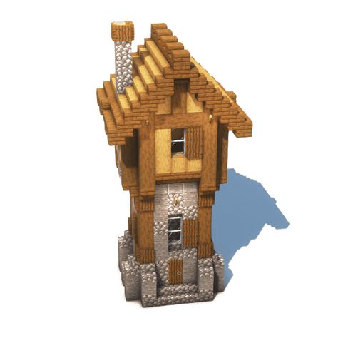 Medieval Style – Build It Medieval Style Minecraft Builds, Minecraft Chest Room Exterior, Minecraft Tower Design Simple, Small Starter Home Minecraft, Minecraft Wells Designs Small, Minecraft Village Houses Blueprints, Medieval Minecraft Houses Blueprints, Minecraft Farming House, Villagers House Minecraft