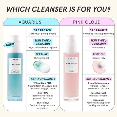 AQUARIUS BHA + Blue Tansy Clarity Cleanser - 3.3 oz | 100 mL #skincare #skin #skincareroutine #skincaretips #skincareproducts #theordinaryskincare #cerave #ceraveskincare. https://whispers-in-the-wind.com/category/beauty/?393 Pimples Under The Skin, Hydrating Makeup, Acne Prone Skin Care, Skincare For Oily Skin, Oily Skin Care Routine, Herbivore Botanicals, Blue Tansy, Acne Blemishes, Oily Skin Care