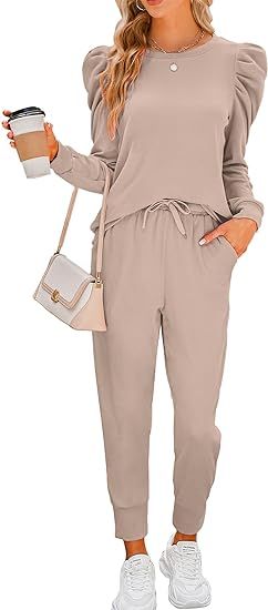 Cute Sweatsuit, Sweatsuits For Women, Sweatsuit Set, Jogger Set, Lounge Sets, Pullover Sweatshirt, Shoes Jewelry, Lounge, For Women