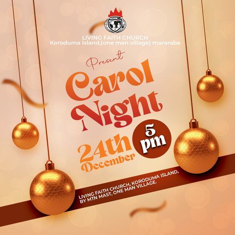 Carols Night Flyer Design, Carol Flyer Design, Bedroom Plan, Flyer Design Layout, Flyer Ideas, Flyer And Poster Design, Church Flyer, Church Design, Design Challenge