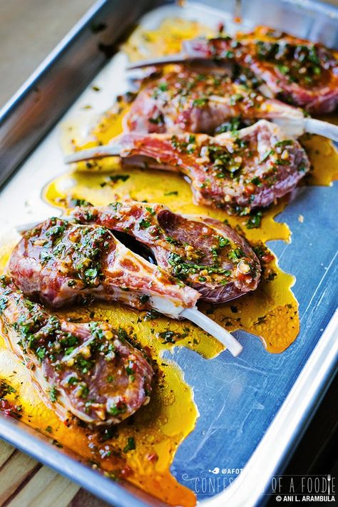 Moroccan Spiced Grilled Lamb Rib Chops + {GIVEAWAY} 3-pack Mina Harissa Pepper Sauces Rib Chops Recipe, Lamb Rib Chops, Harissa Recipes, Lamb Chop Recipes, Lamb Ribs, Lamb Dishes, Grilled Lamb, Everyday Dishes, Chops Recipe