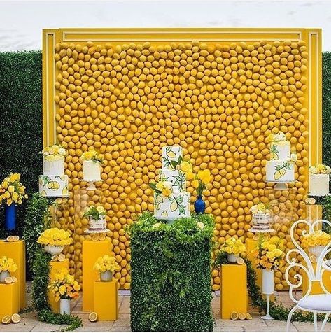 Fiesta Bridal Shower, Bridal Shower Backdrop, Hand Painted Cakes, Bridal Decorations, Festa Party, Photo Booths, Yellow Wedding, Bacardi, Event Inspiration