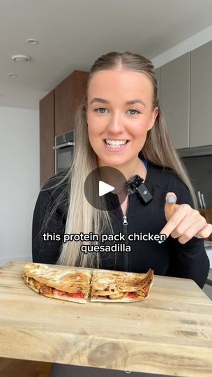 Protein Chicken Quesadilla, Bethany Dobson, 40g Protein, High Protein Chicken, Air Fryer Recipes Chicken, Chicken Quesadillas, Air Fryer Chicken, Protein Pack, Chicken Recipe