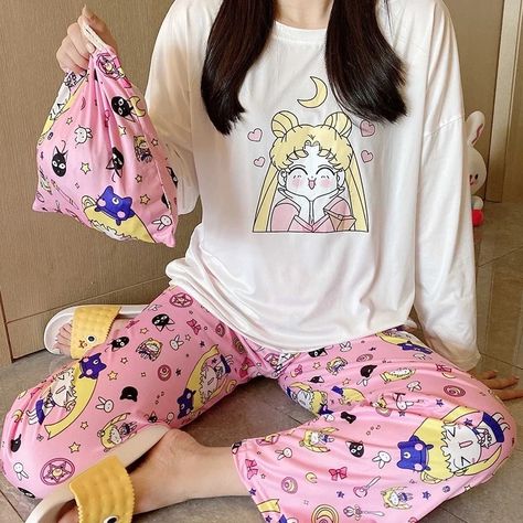 These adorable hooded fuzzy bear pajama nightgowns are the perfect way to feel like a princess #kawaii #ootd #pajamas #sailormoon #sailormoon Sailor Moon Pjs, Anime Pajamas Outfit, Pajama Nightgowns, Usagi Outfits, Anime Pjs, Jam Jams, Desired Wardrobe, Kawaii Lifestyle, Sailor Moons